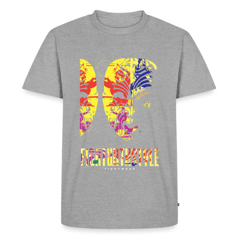 Männer Premium T-Shirt - Grau meliert