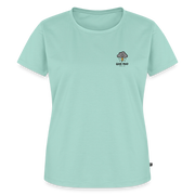 Fightwood good Mood bad Weather Frauen Premium T-Shirt - Mint 