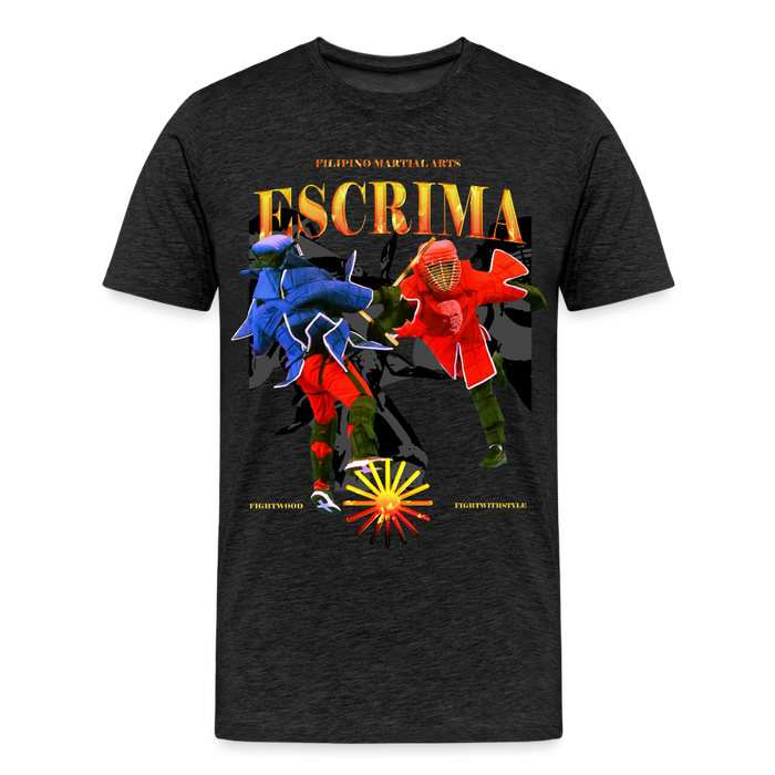 Fightwood Fightwithstyle Escrima Shirt – Premium T-Shirt für Escrima, Kali & Arnis - Anthrazit