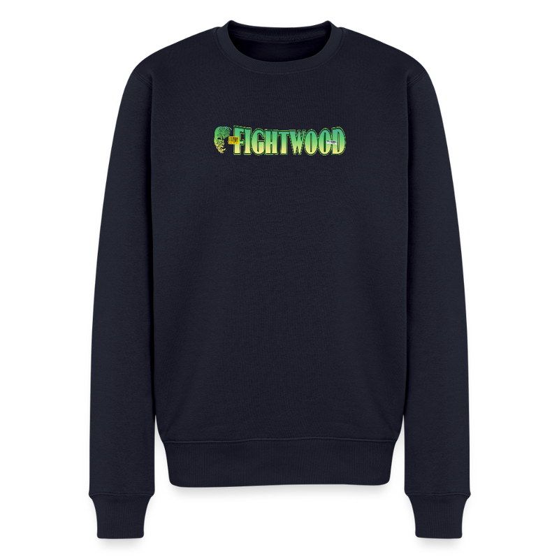 FIGHTWOOD Männer Premium Sweatshirt – mit Logo-Brustprint - Navy