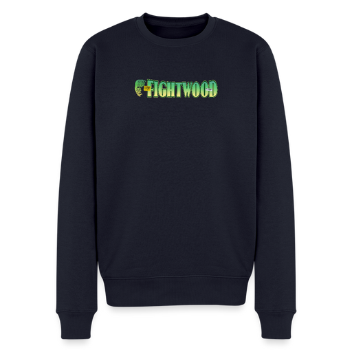 FIGHTWOOD Männer Premium Sweatshirt – mit Logo-Brustprint - Navy
