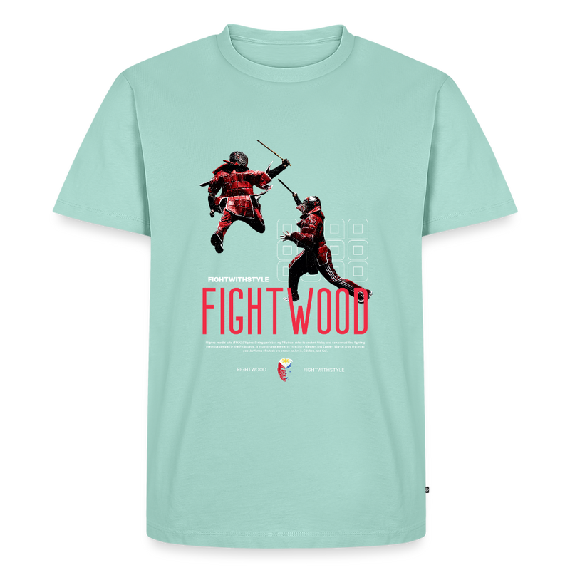 Fightwood Escrima-Kali-Arnis Männer Premium T-Shirt - Mint 