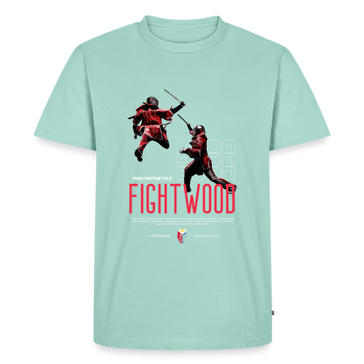 Fightwood Escrima-Kali-Arnis Männer Premium T-Shirt - Mint 