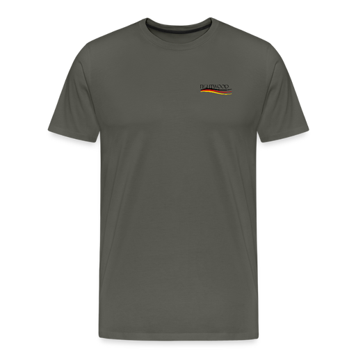 Fightwood® Germany Männer Premium T-Shirt – Fair & Nachhaltig, - Asphalt