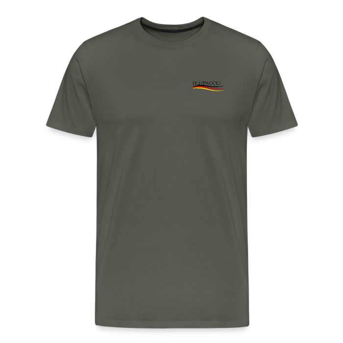 Fightwood® Germany Männer Premium T-Shirt – Fair & Nachhaltig, - Asphalt