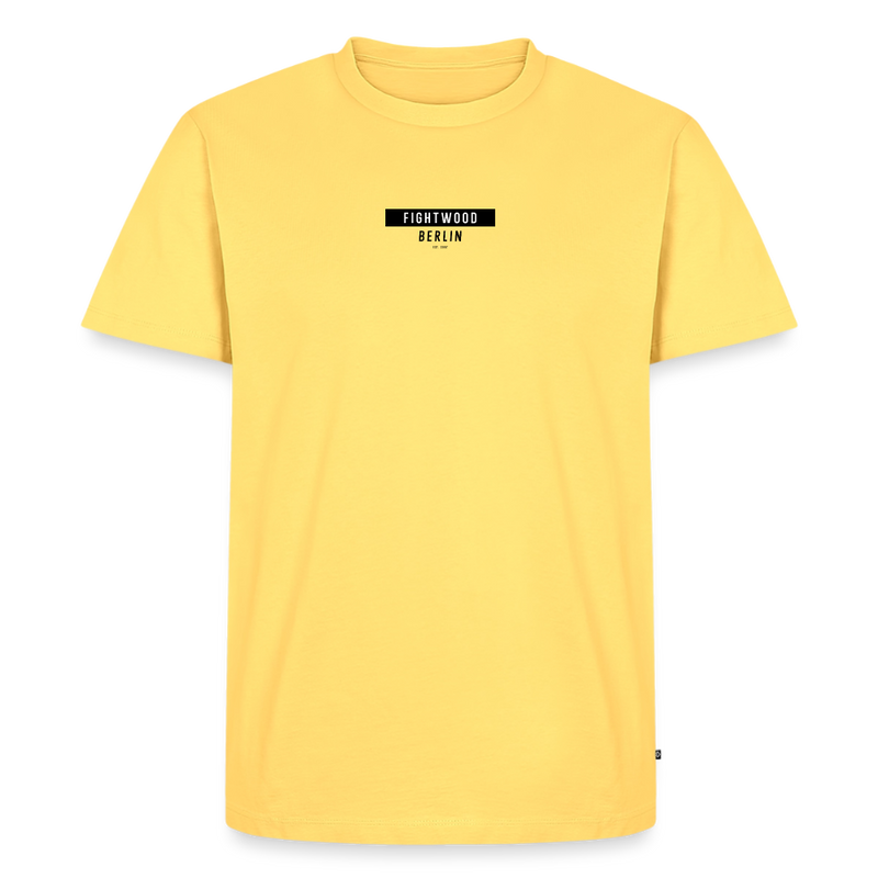 Männer Premium T-Shirt - Pastellgelb