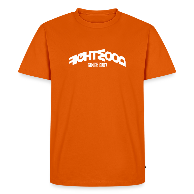 Fightwood Muddled Männer Premium T-Shirt - Orange 