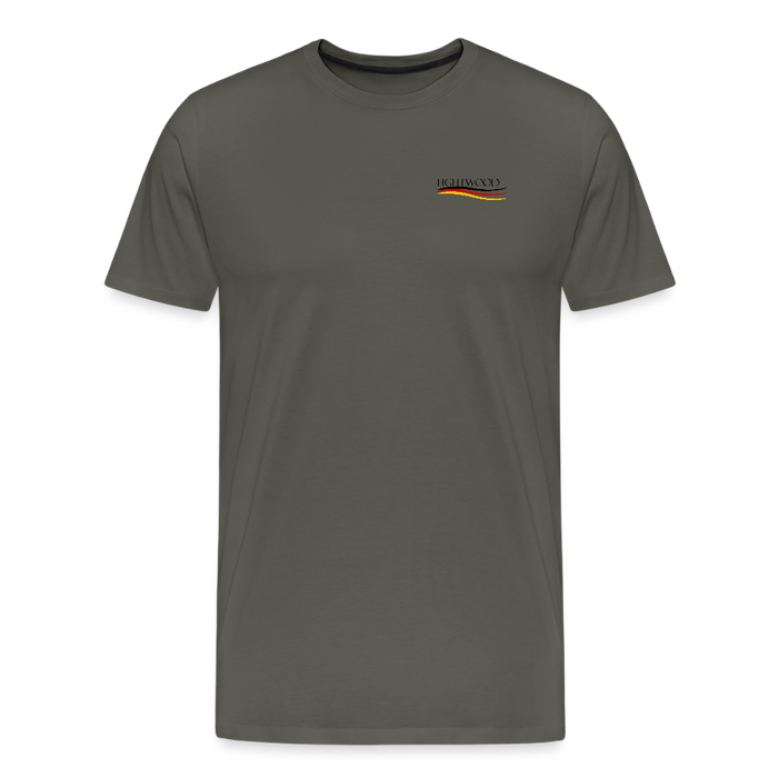 Fightwood® Germany Männer Premium T-Shirt – Fair & Nachhaltig, - Asphalt