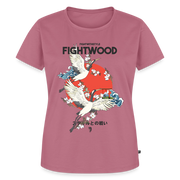 Fightwood Fightwithstyle Cranes - Frauen Premium T-Shirt - Mauve