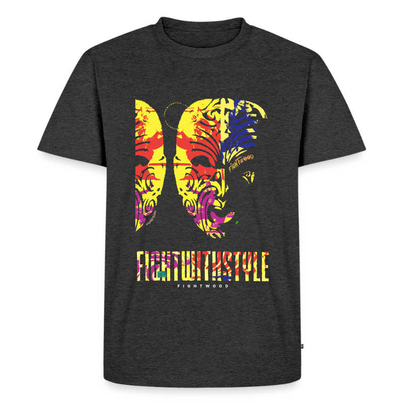 Männer Premium T-Shirt - Anthrazit meliert