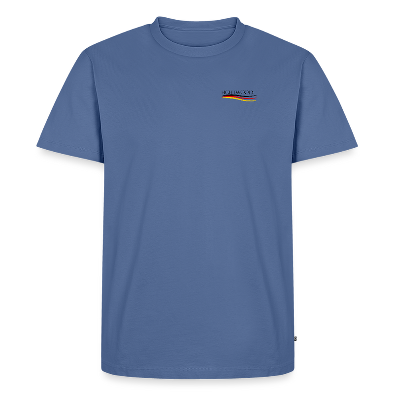 Fightwood® Germany Männer Premium T-Shirt – Fair & Nachhaltig, - Taubenblau