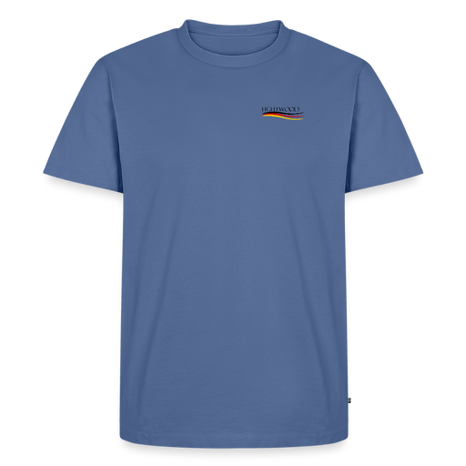 Fightwood® Germany Männer Premium T-Shirt – Fair & Nachhaltig, - Taubenblau