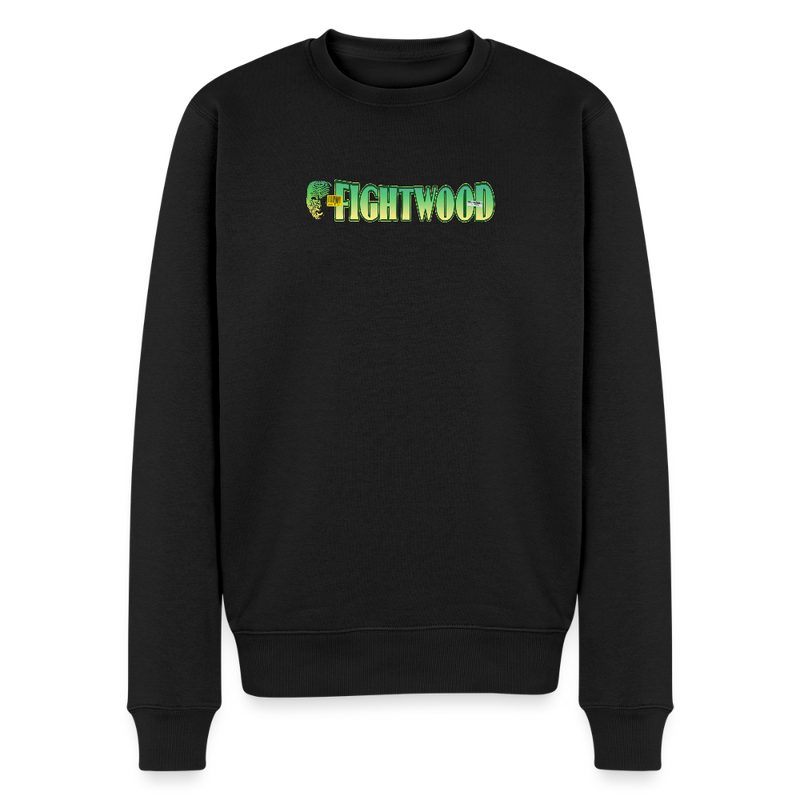 FIGHTWOOD Männer Premium Sweatshirt – mit Logo-Brustprint - Schwarz