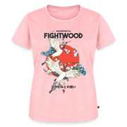 Fightwood Fightwithstyle Cranes - Frauen Premium T-Shirt - Rosa