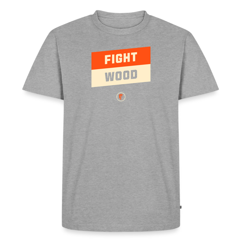 Fightwood Deklivo Männer Premium T-Shirt - Grau meliert