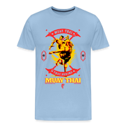 Fightwood Fightwithstyle Muay Thai - Männer Premium T-Shirt - Sky