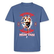 Fightwood Fightwithstyle Muay Thai - Männer Premium T-Shirt - Taubenblau