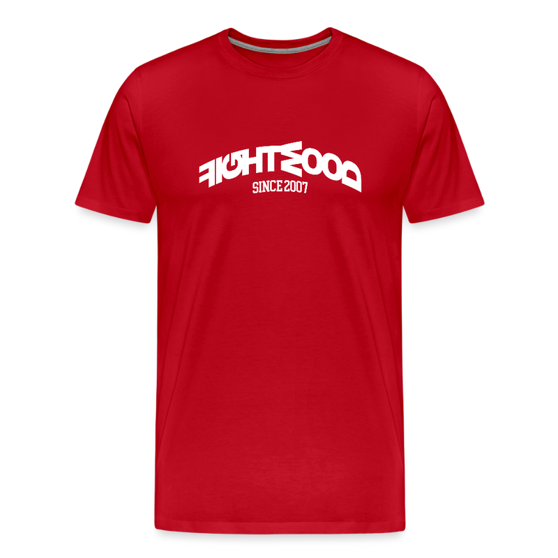 Fightwood Muddled Männer Premium T-Shirt - Rot