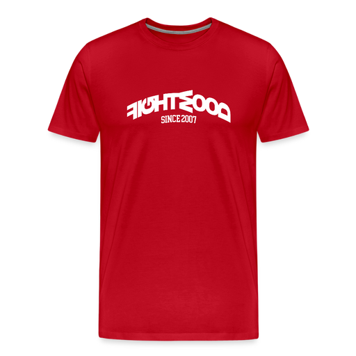 Fightwood Muddled Männer Premium T-Shirt - Rot