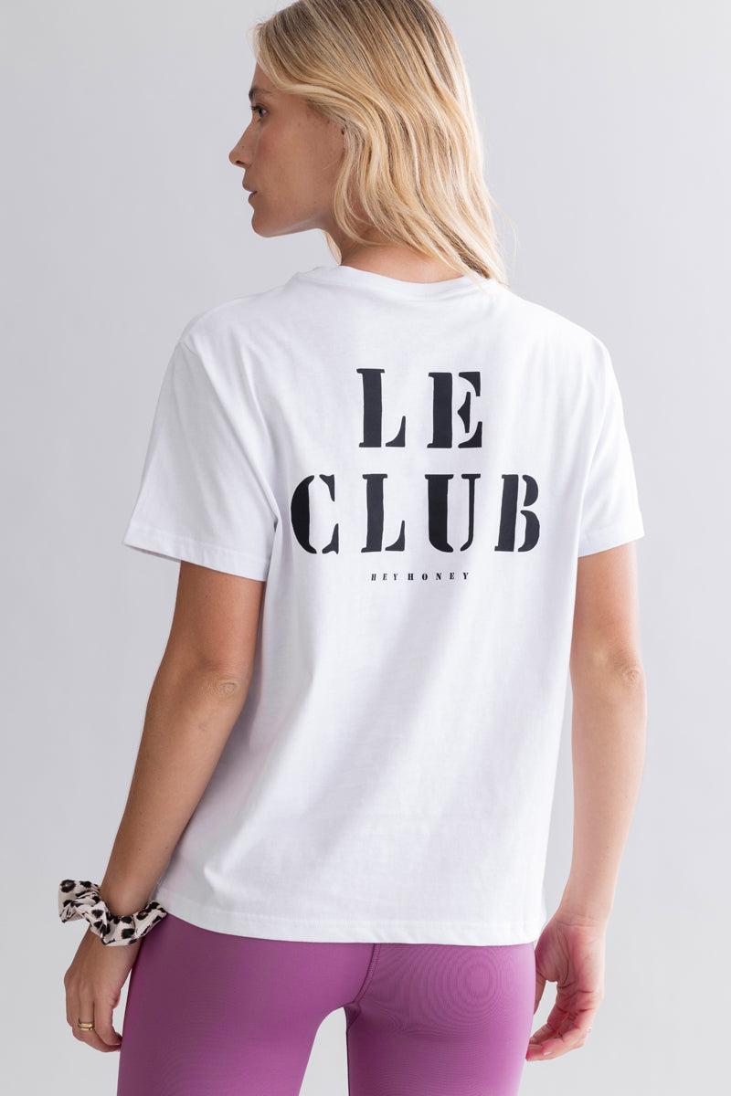 T-Shirt Le Club Style | Relaxed Boxy Fit | Backprint