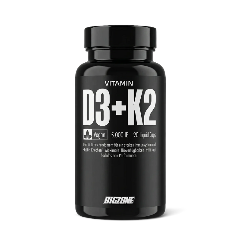 Big Zone Vitamin D3 + K2 90 Kapseln - Produktbild