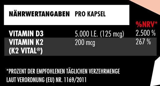 Big Zone Vitamin D3 + K2 90 Kapseln - Produktbild 2