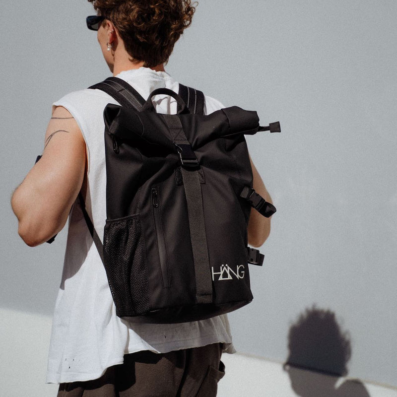 BÄG Rolltop Rucksack mit Doppel-Laptopfach – wasserabweisend