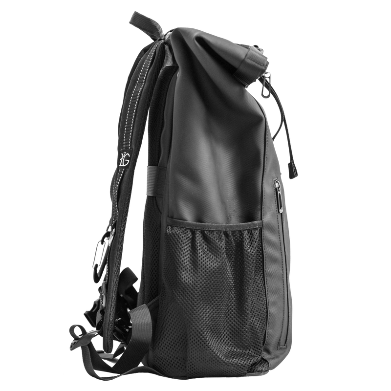BÄG Rolltop Rucksack mit Doppel-Laptopfach – wasserabweisend