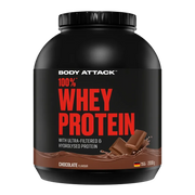 Body Attack 100% Whey Protein 2000g Chocolate - Produktbild