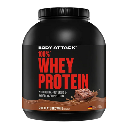 Body Attack 100% Whey Protein 2000g Chocolate Brownie - Produktbild