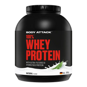 Body Attack 100% Whey Protein 2000g Natural - Produktbild