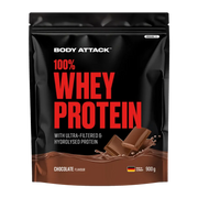 Body Attack 100% Whey Protein 900g Chocolate - Produktbild
