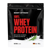 Body Attack 100% Whey Protein 900g Natural - Produktbild