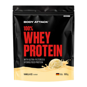 Body Attack 100% Whey Protein 900g Vanilla Ice - Produktbild