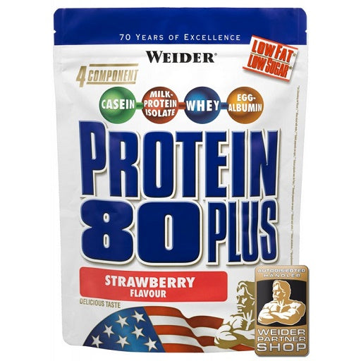 Weider Protein 80 Plus 500g Erdbeere - Produktbild