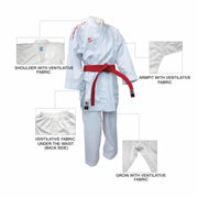 WACOKU Karateanzug Kumite K1 Diamond Line - WKF anerkannt – Produktansicht 5