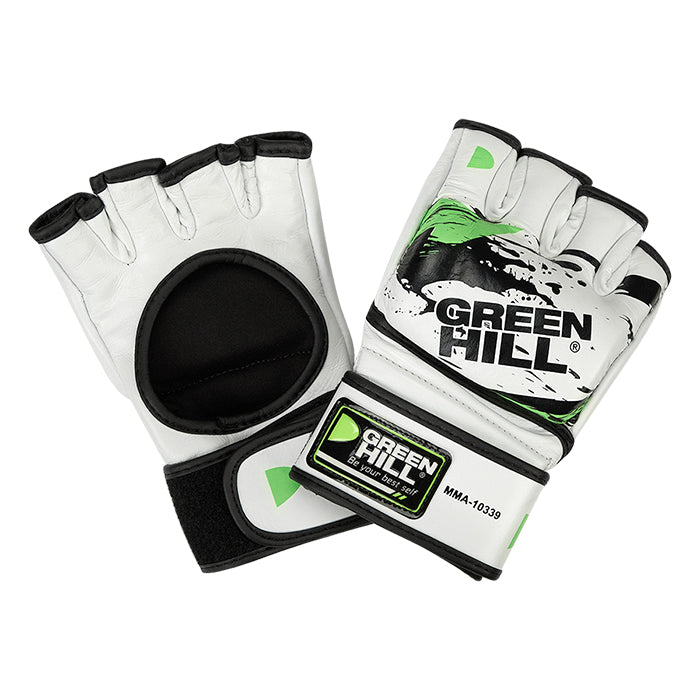 Green Hill KIXX MMA Handschuhe aus Leder – Grappling & Training