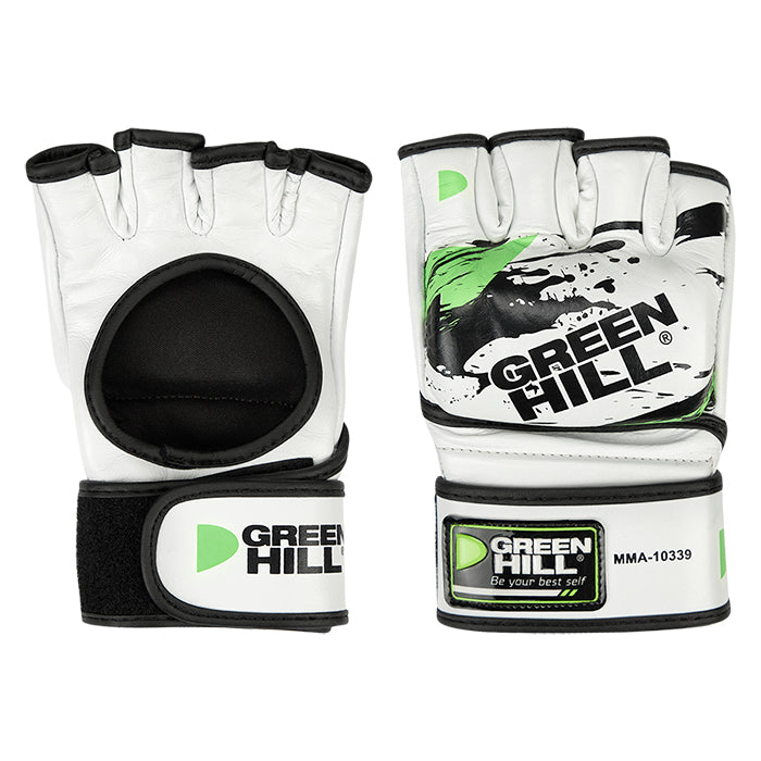 Green Hill KIXX MMA Handschuhe aus Leder – Grappling & Training