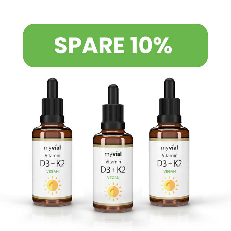 Vitamin D3 + K2 Tropfen vegan – Vitamin D aus Flechten & K2 MK-7 | Fightwood