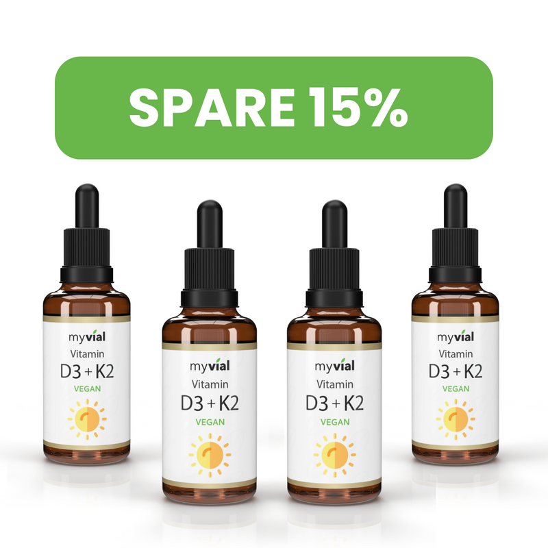 Vitamin D3 + K2 Tropfen vegan – Vitamin D aus Flechten & K2 MK-7 | Fightwood