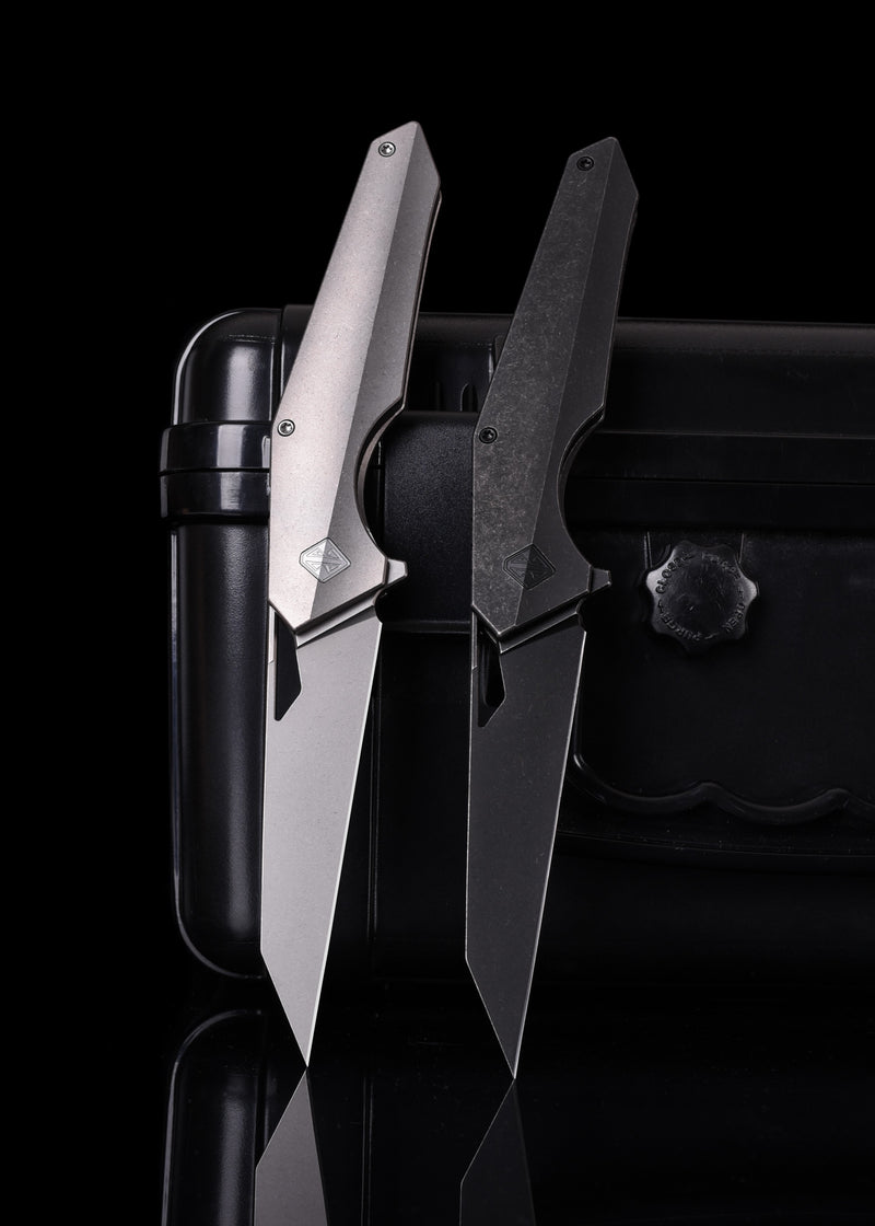 Berserk Blades BROK Blackwash – Premium Titanium & CPM S35VN Pocket Knife