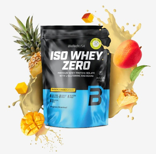 BioTechUSA Iso Whey Zero 454 g – laktosereduziertes Whey Protein Isolat