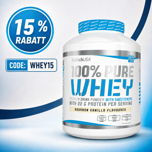 Biotech 100% Pure Whey 2270g Chocolate - Produktbild - 15% Rabatt