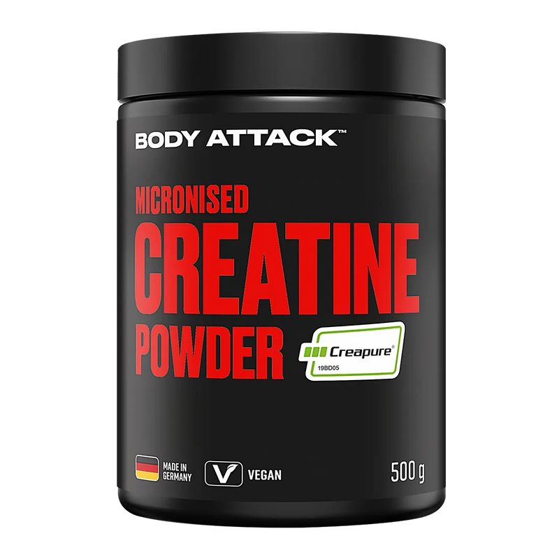 Body Attack Micronised Creatine Powder Creapure 500 g Dose