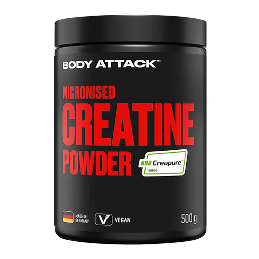 Body Attack Micronised Creatine Powder Creapure 500 g Dose