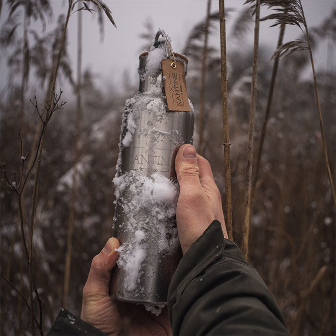 Isolierflasche Outdoor 750 ml – Doppelwandige Edelstahl Trinkflasche mit Vakuumisolierung (Thermosflasche)