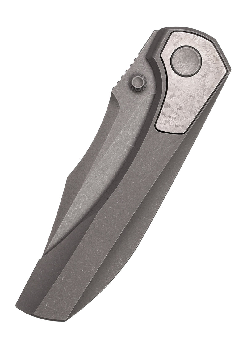 Brian Brown Knives Raptor V3 Dark Blast – Limited Vanax SuperClean Titanium Pocket Knife