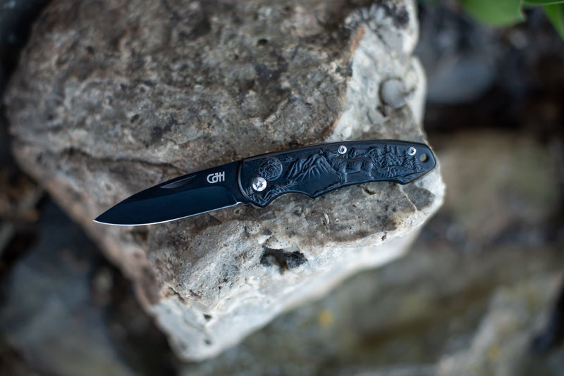 CJH Folding Knife "Wolf" – Compact EDC Pocket Knife 