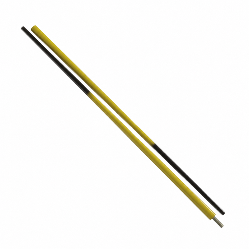 Carbon Bo staff, collapsible, 182 cm, yellow/black – tapered training staff Hornet Sting