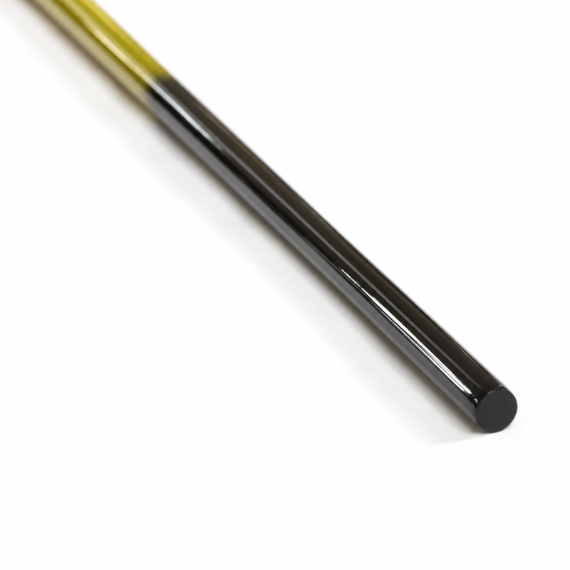 Carbon Bo staff, collapsible, 182 cm, yellow/black – tapered training staff Hornet Sting